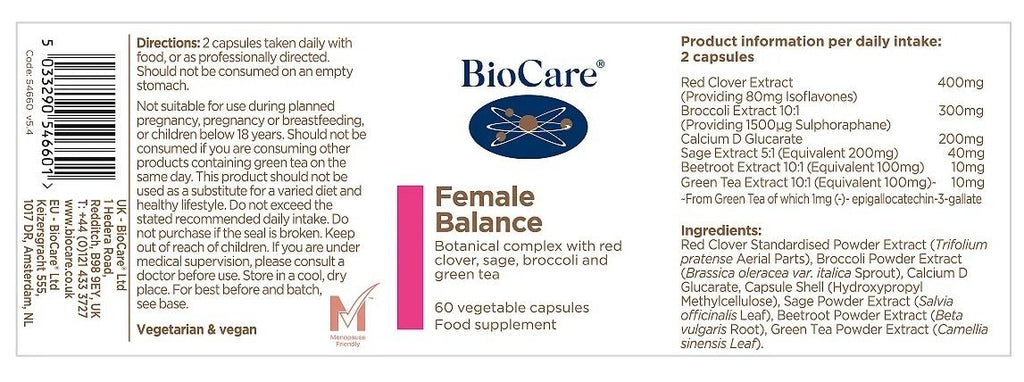 Biocare Female Balance