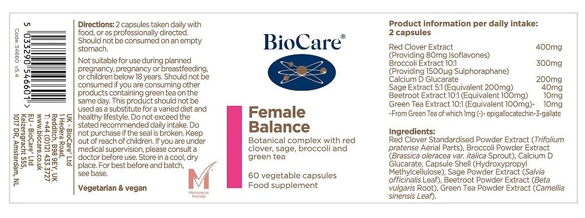 Biocare Female Balance