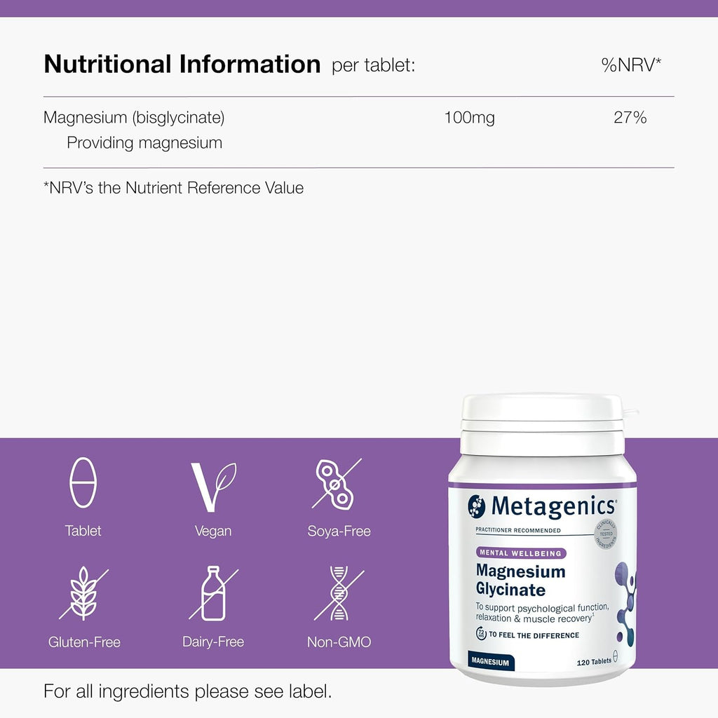 Metagenics Magnesium Glycinate Tablets