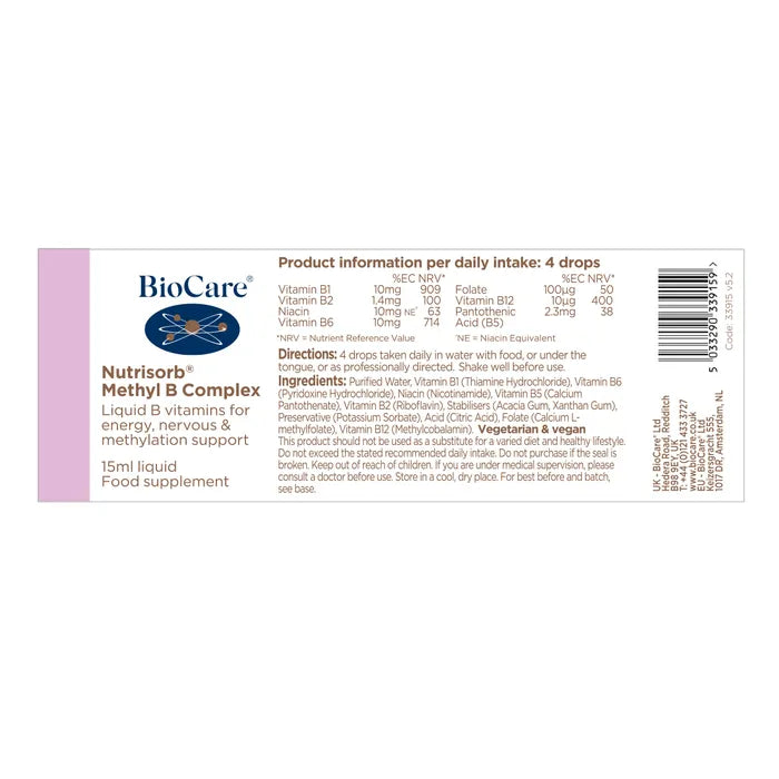 Biocare Nutrisorb® Methyl B Complex