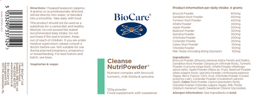 Biocare Cleanse NutriPowder