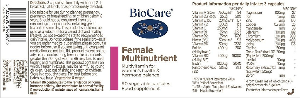 Biocare Female Multinutrient