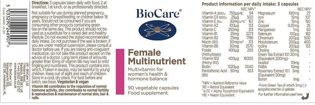 Biocare Female Multinutrient