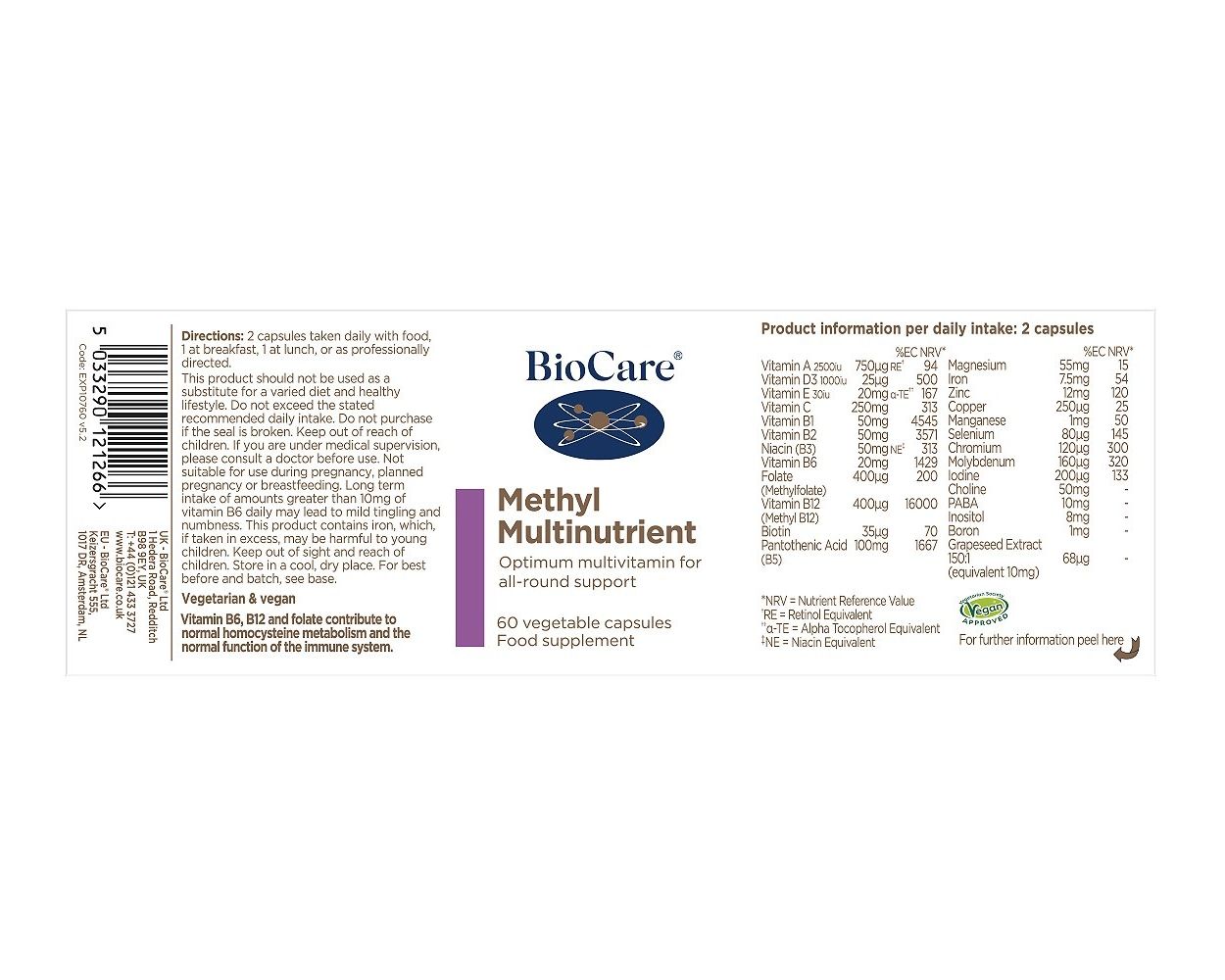 Biocare Methyl Multinutrient