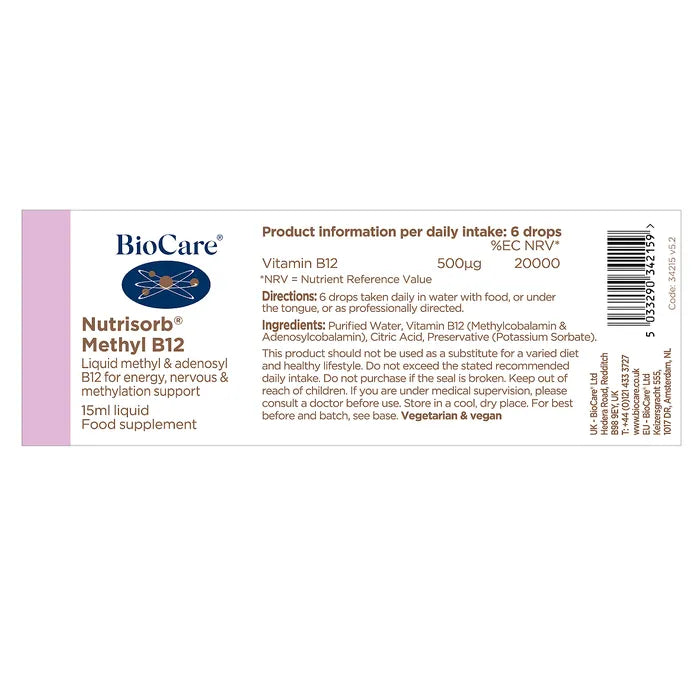 Biocare Nutrisorb® Methyl B12