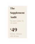 The Supplement Audit